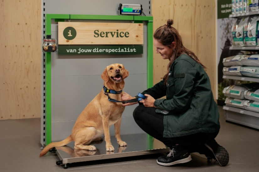 Advies in de winkel - hond